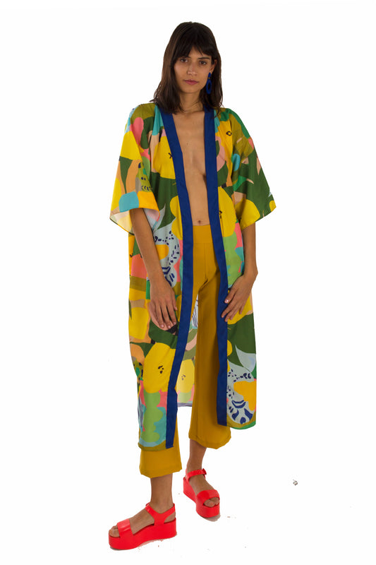 Silk Kimono Niza by Santiago Paredes - Ms.Meri Mak